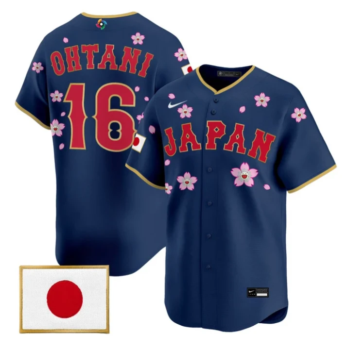 Shohei Ohtani Jersey #16 Team Japan World Baseball Takashi Murakami