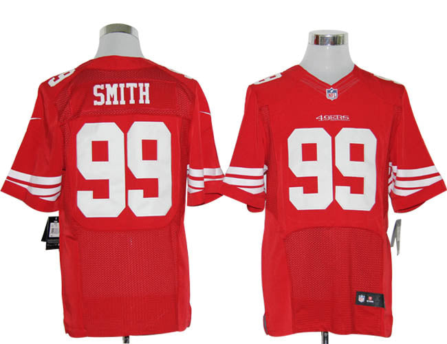 Size 60 4xl aldon Smith San Francisco 49ers 99 Red Stitched Nike Elite Nfl Jerseys