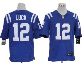 Size 60 4xl andrew Luck Indianapolis Colts 12 Blue Stitched Nike Elite Nfl Jerseys
