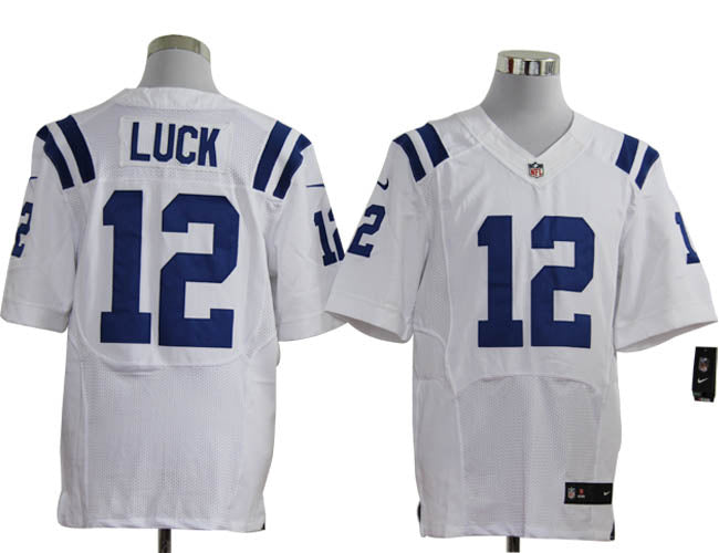 Size 60 4xl andrew Luck Indianapolis Colts 12 White Stitched Nike Elite Nfl Jerseys