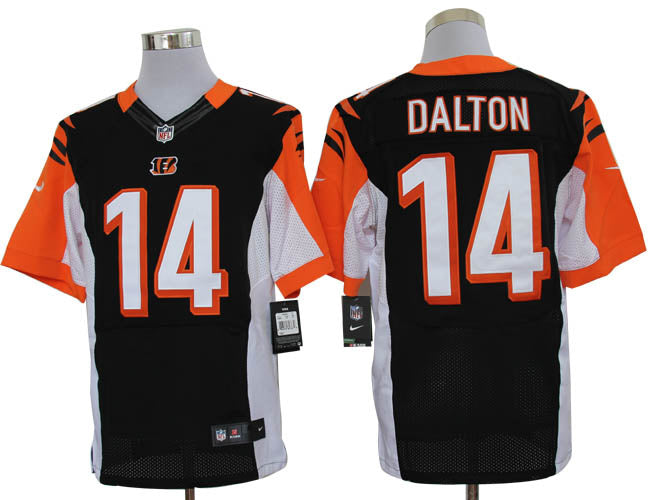 Size 60 4xl andy Dalton Cincinnati Bengals 14 Black Stitched Nike Elite Nfl Jerseys