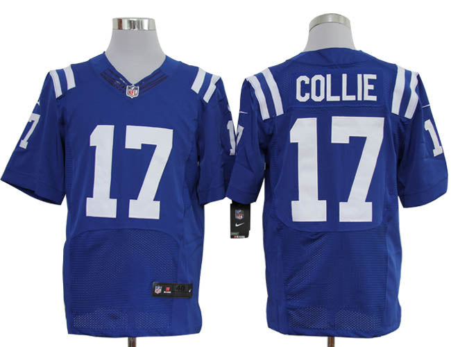 Size 60 4xl austin Collie Indianapolis Colts 17 Blue Stitched Nike Elite Nfl Jerseys