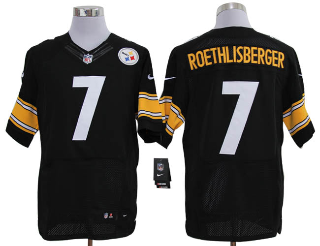 Size 60 4xl ben Roethlisberger Pittsburgh Steelers 7 Black Stitched Nike Elite Nfl Jerseys