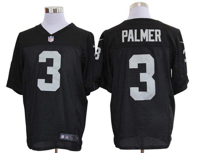 Size 60 4xl carson Palmer Oakland Raiders 3 Black Stitched Nike Elite Nfl Jerseys