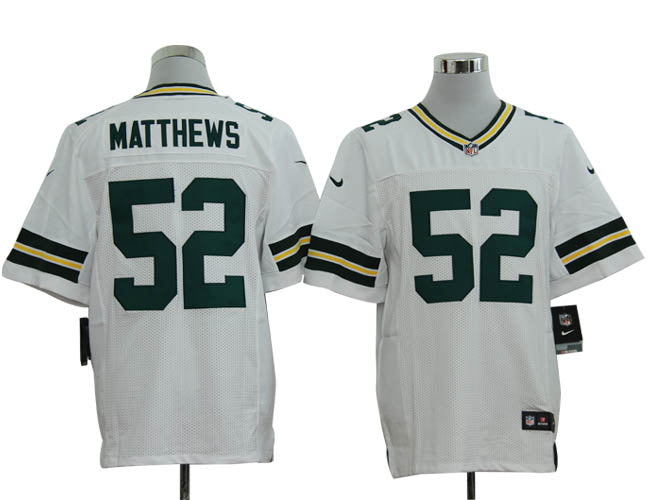 Size 60 4xl clay Matthews Green Bay Packers 52 White Stitched Nike Elite Nfl Jerseys