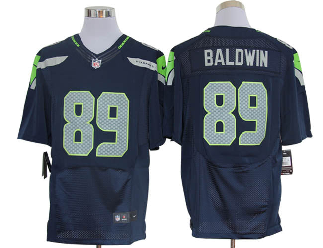 Size 60 4xl doug Baldwin Seattle Seahawks 89 Pacific Blue Stitched Nike Elite Nfl Jerseys