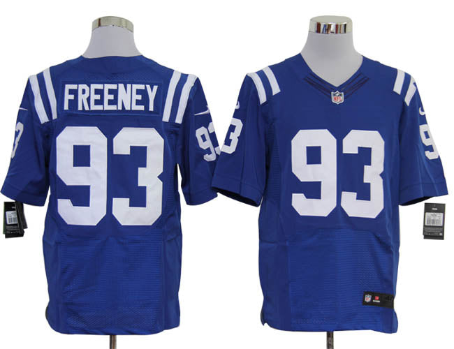Size 60 4xl dwight Freeney Indianapolis Colts 93 Blue Stitched Nike Elite Nfl Jerseys