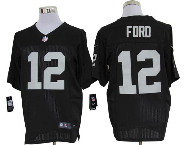 Size 60 4xl jacoby Ford Oakland Raiders 12 Black Stitched Nike Elite Nfl Jerseys