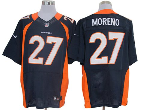 Size 60 4xl knowshon Moreno Denver Broncos 27 Blue Stitched Nike Elite Nfl Jerseys
