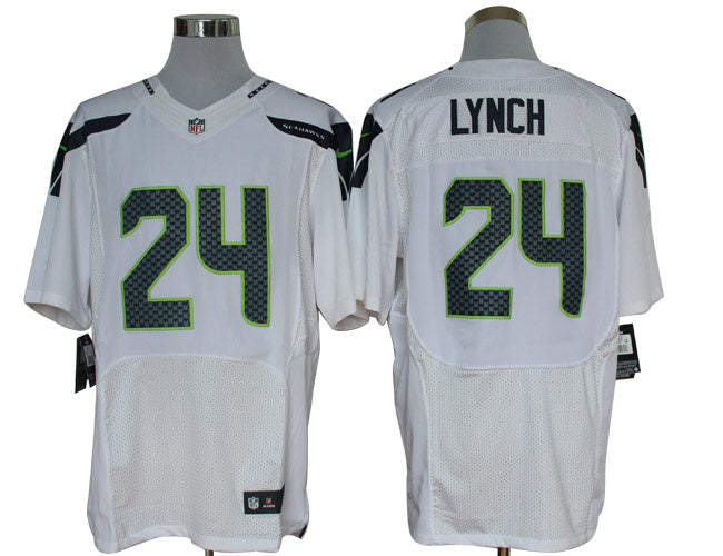 Size 60 4xl marshawn Lynch Seattle Seahawks 24 White Stitched Nike Elite Nfl Jerseys