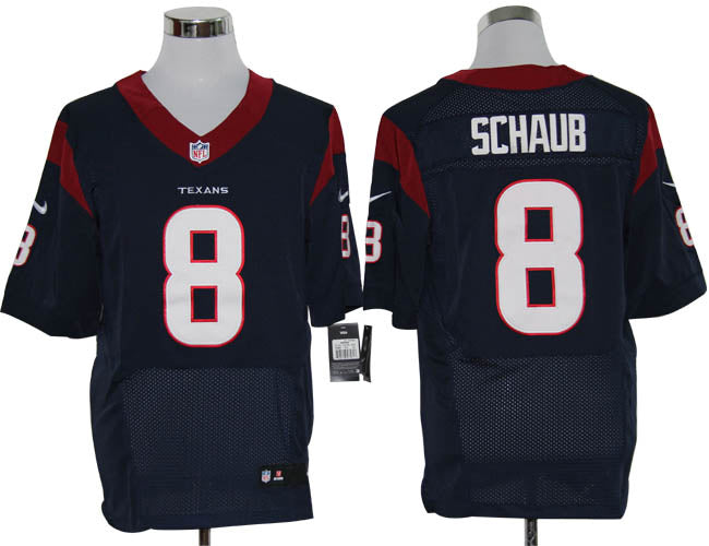 Size 60 4xl matt Schaub Houston Texans 8 Navy Blue Stitched Nike Elite Nfl Jerseys