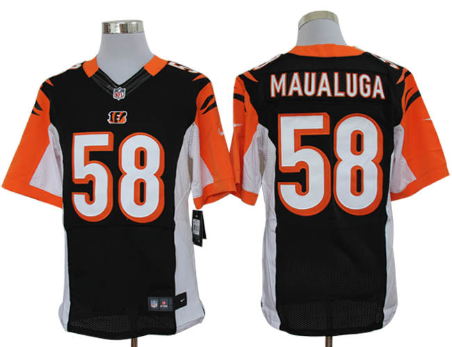 Size 60 4xl maualuga Cincinnati Bengals 58 Black Stitched Nike Elite Nfl Jerseys