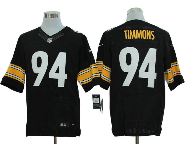 Size 60 4xl nike Pittsburgh Steelers 94 Timmons Blck Elite Nfl Jersey