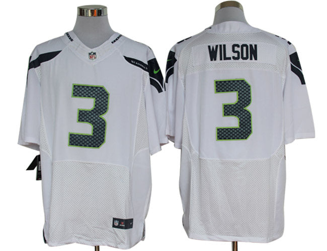 Size 60 4xl nike Seattle Seahawks 3 Russell Wilson Elite White Nfl Jerseys