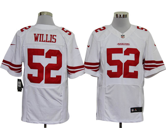 Size 60 4xl patrick Willis San Francisco 49ers 52 White Stitched Nike Elite Nfl Jerseys