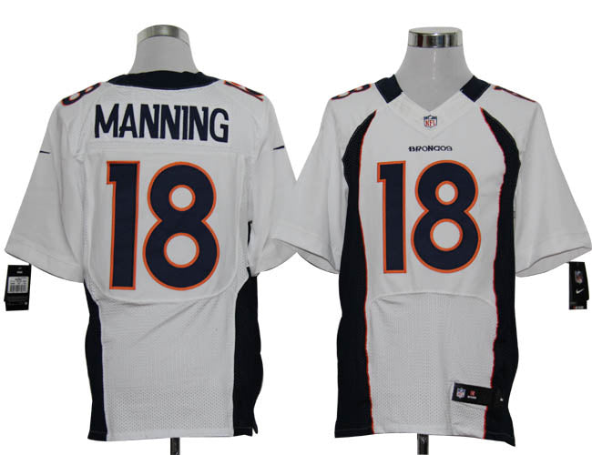 Size 60 4xl peyton Manning Denver Broncos 18 White Stitched Nike Elite Nfl Jerseys