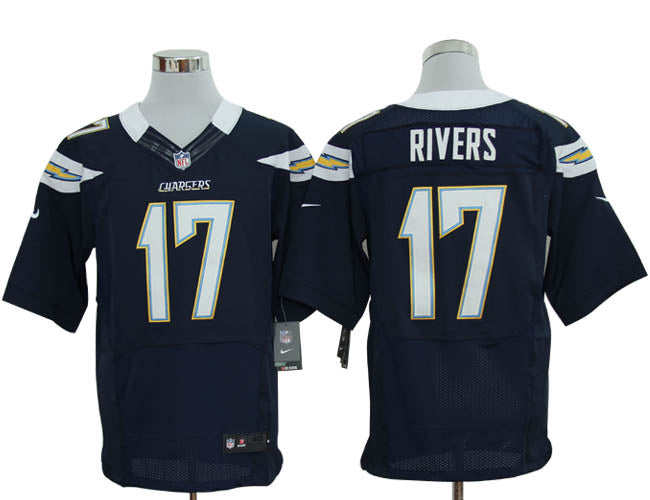 Size 60 4xl philip Rivers San Diego Chargers 17 Dark Blue Stitched Nike Elite Nfl Jerseys