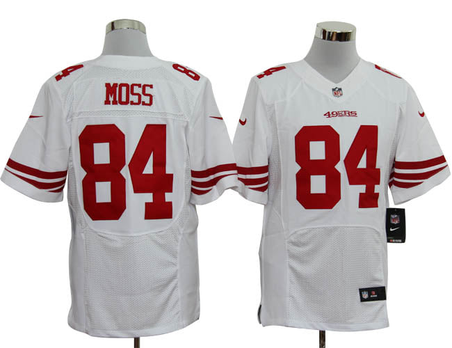 Size 60 4xl randy Moss San Francisco 49ers 84 White Stitched Nike Elite Nfl Jerseys