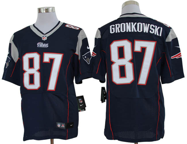 Size 60 4xl rob Gronkowski New England Patriots 87 Blue Stitched Nike Elite Nfl Jerseys