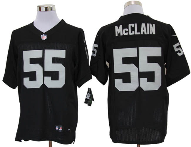 Size 60 4xl rolando Mcclain Oakland Raiders 55 Black Stitched Nike Elite Nfl Jerseys