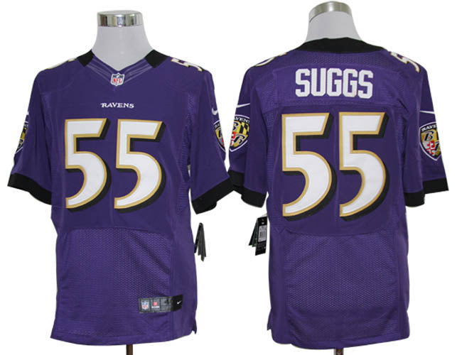 Size 60 4xl terrell Suggs Baltimore Ravens 55 Purple Stitched Nike Elite Nfl Jerseys