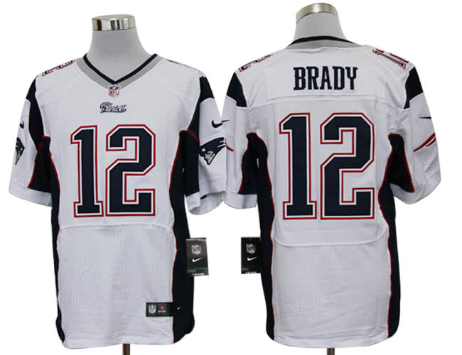 Size 60 4xl tom Brady New England Patriots 12 White Stitched Nike Elite Nfl Jerseys
