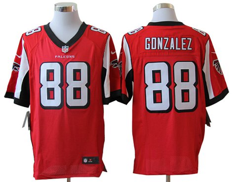 Size 60 4xl tony Gonzalez Atlanta Falcons 88 Red Stitched Nike Elite Nfl Jerseys
