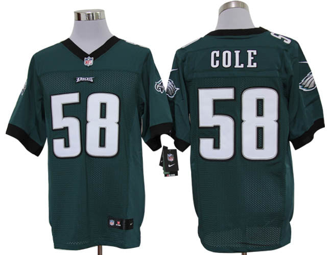 Size 60 4xl trent Cole Philadelphia Eagles 58 Green Stitched Nike Elite Nfl Jerseys