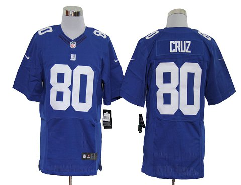 Size 60 4xl victor Cruz New York Giants 80 Blue Stitched Nike Elite Nfl Jerseys