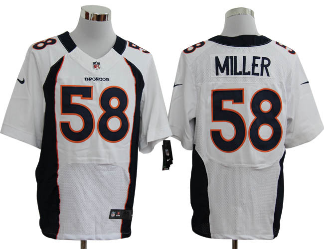 Size 60 4xl von Miller Denver Broncos 58 White Stitched Nike Elite Nfl Jerseys