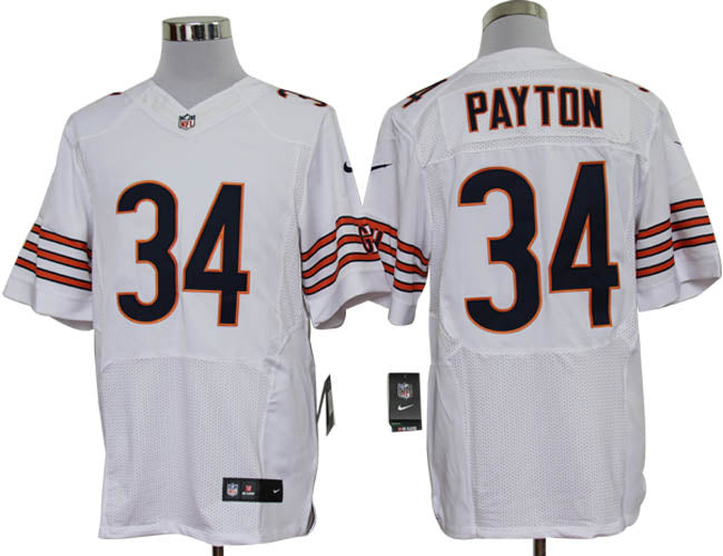 Size 60 4xl walter Payton Chicago Bears 34 White Stitched Nike Elite Nfl Jerseys