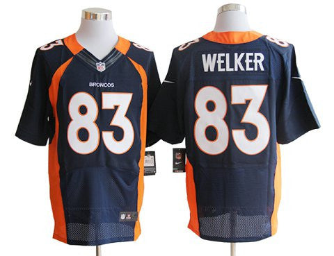 Size 60 4xl welker Denver Broncos 83 Blue Stitched Nike Elite Nfl Jerseys