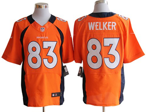 Size 60 4xl welker Denver Broncos 83 Orange Stitched Nike Elite Nfl Jerseys