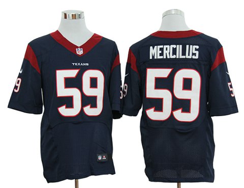Size 60 4xl whitney Mercilus Houston Texans 59 Navy Blue Stitched Nike Elite Nfl Jerseys