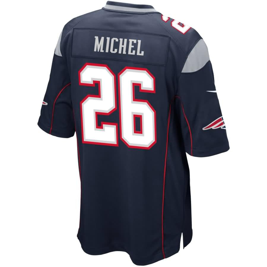 Sony Michel New England Patriots 2018 Nfl Draft First Round Pick 2 Game Jersey Navy