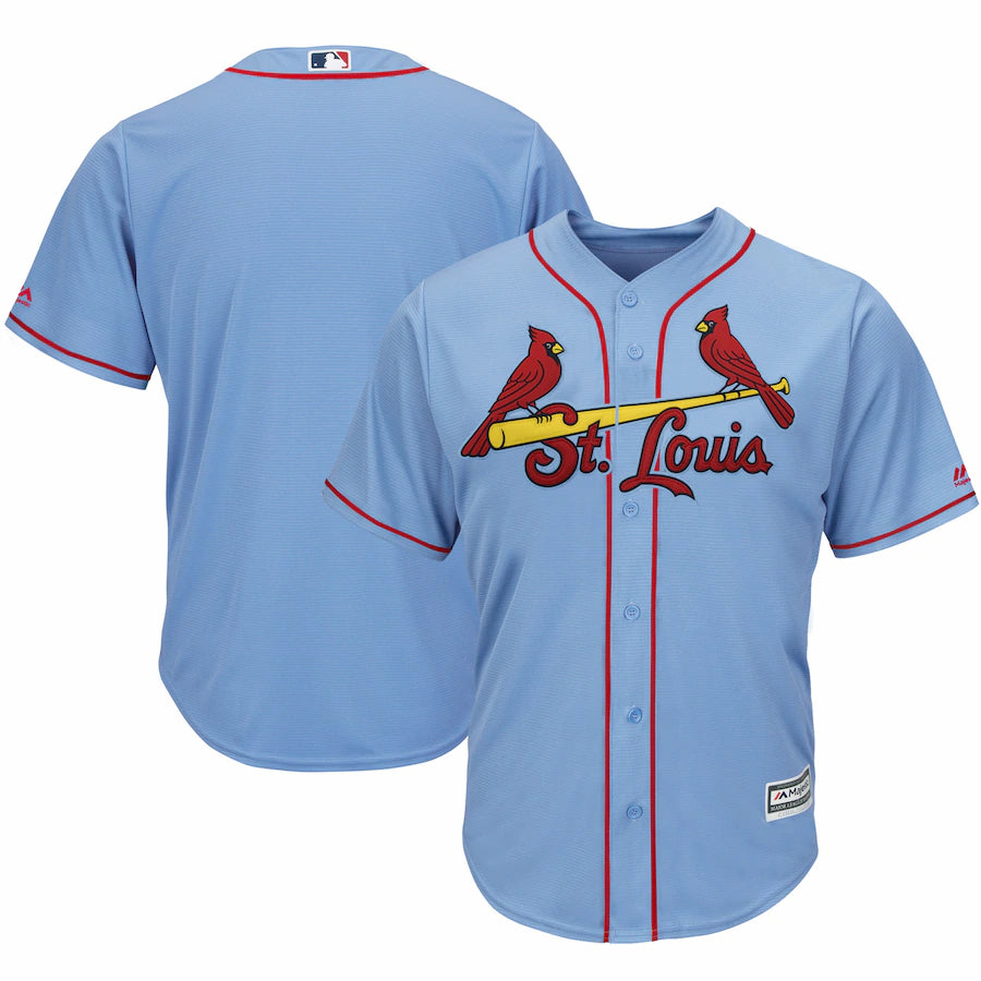 St Louis Cardinals Majestic Alternate Cool Base Team Jersey Horizon Blue