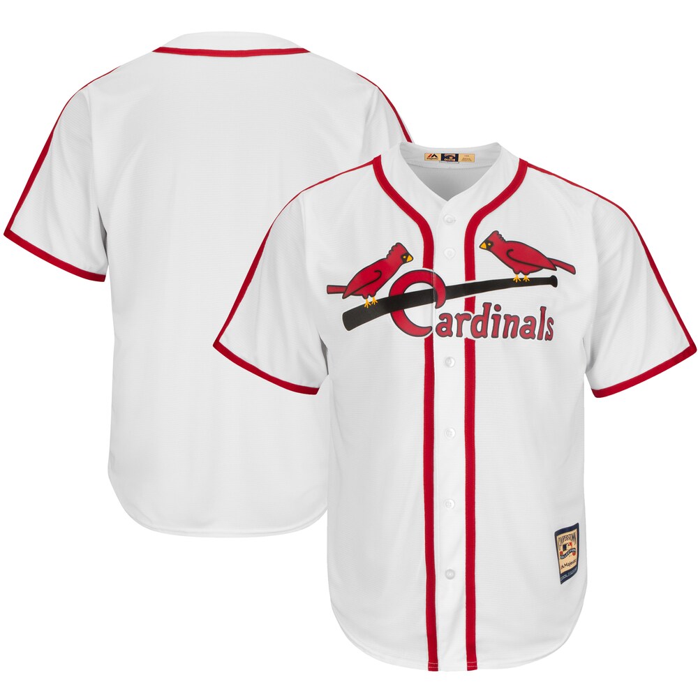St Louis Cardinals Majestic Cooperstown Cool Base Team Jersey White