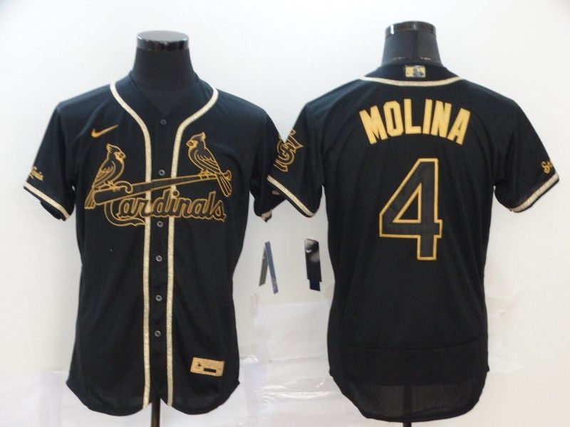 St Louis Cardinals Yadier Molina 4 2020 Mlb Black Jersey