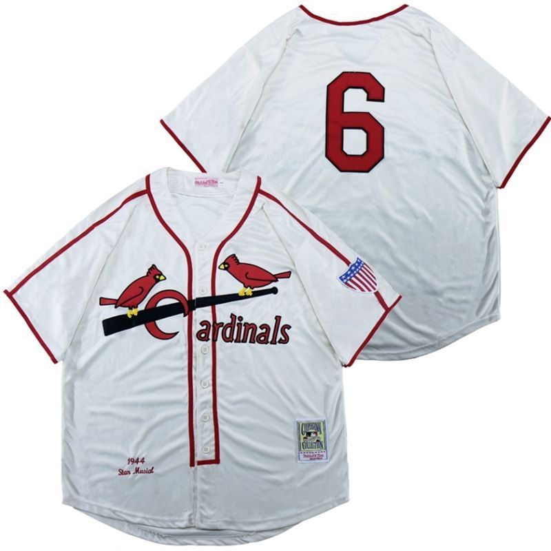 Stan Musial 6 St Louis Cardinals 2020 Mlb Grey Jersey