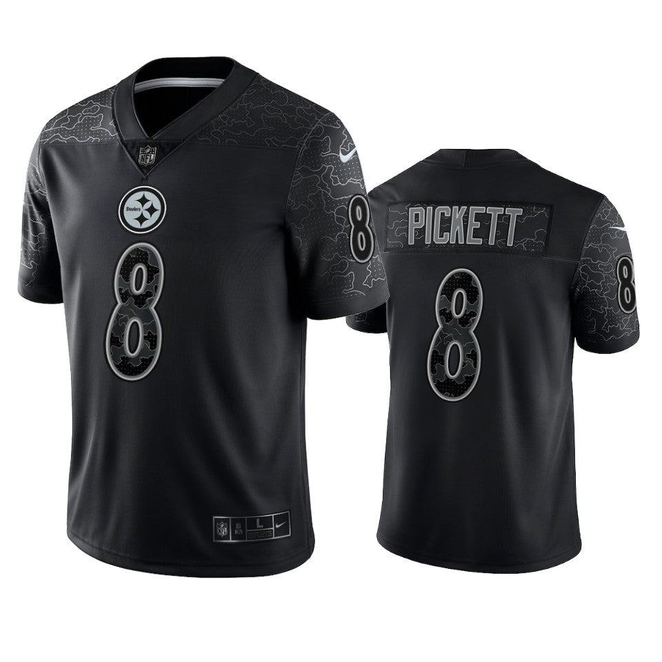 Steelers Kenny Pickett Reflective Limited Black Jersey