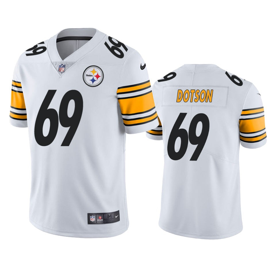 Steelers Kevin Dotson Vapor Untouchable Limited White Jersey Mens