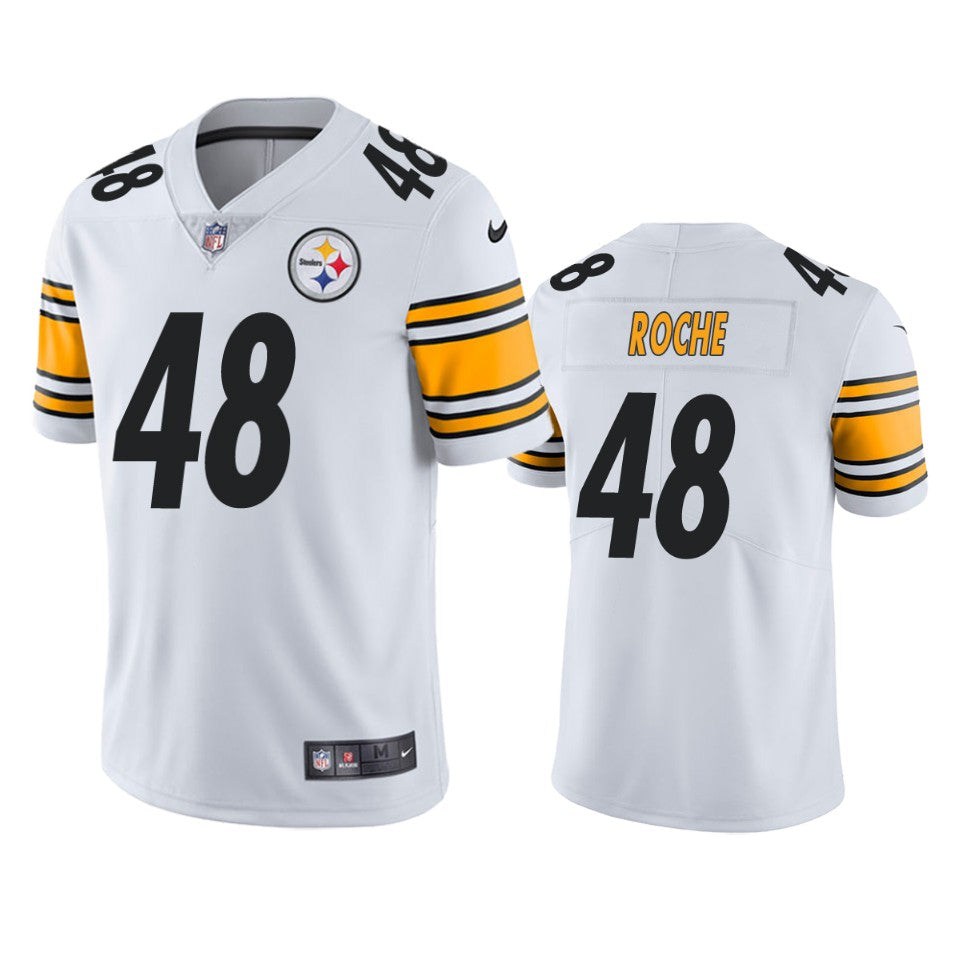 Steelers Quincy Roche Vapor Limited White Jersey Mens
