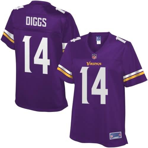 Stefon Diggs Minnesota Vikings Nfl Pro Line Womens Team Color Jersey Purple
