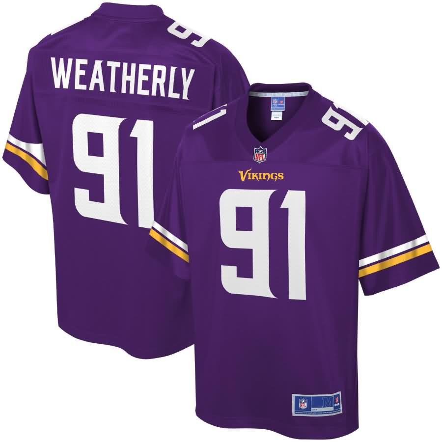 Stephen Weatherly Minnesota Vikings Nfl Pro Line Team Color Player Jersey Purple