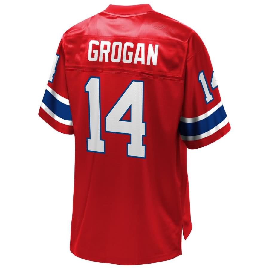 Steve Grogan New England Patriots Nfl Pro Line Retired Player Jersey Red