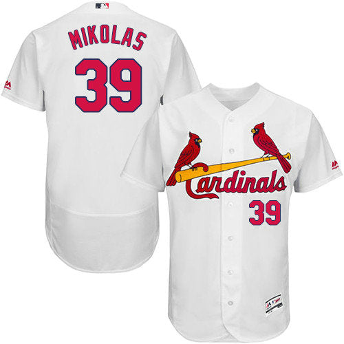 Stlouis Cardinals 39 Miles Mikolas White Flexbase Authentic Collection Stitched Baseball Jersey