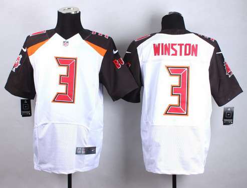 Tampa Bay Buccaneers 3 Jameis Winston 2015 Nfl Draft 1st Overall Pick Nike White Elite Jersey