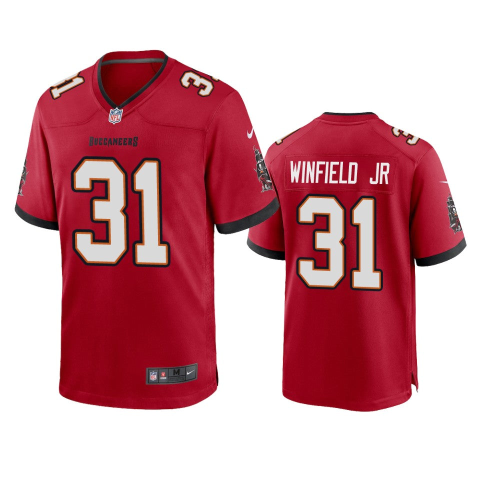 Tampa Bay Buccaneers Antoine Winfield Jr Red 2020 Nfl Draft Game Jersey