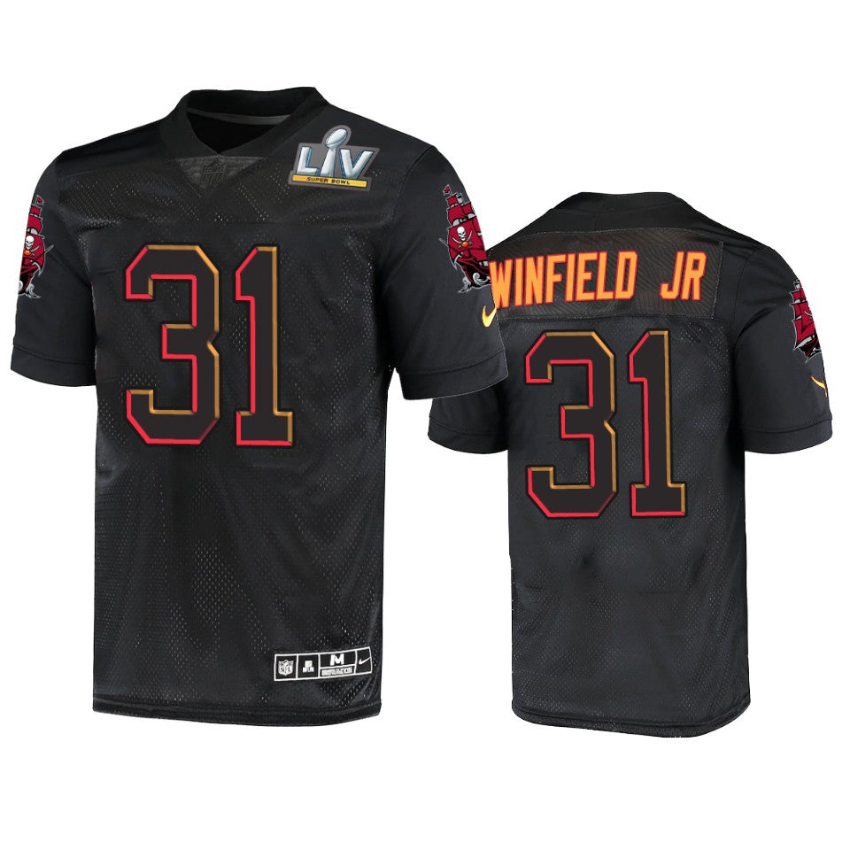 Tampa Bay Buccaneers Antoine Winfield Jr Super Bowl Lv Black Jersey