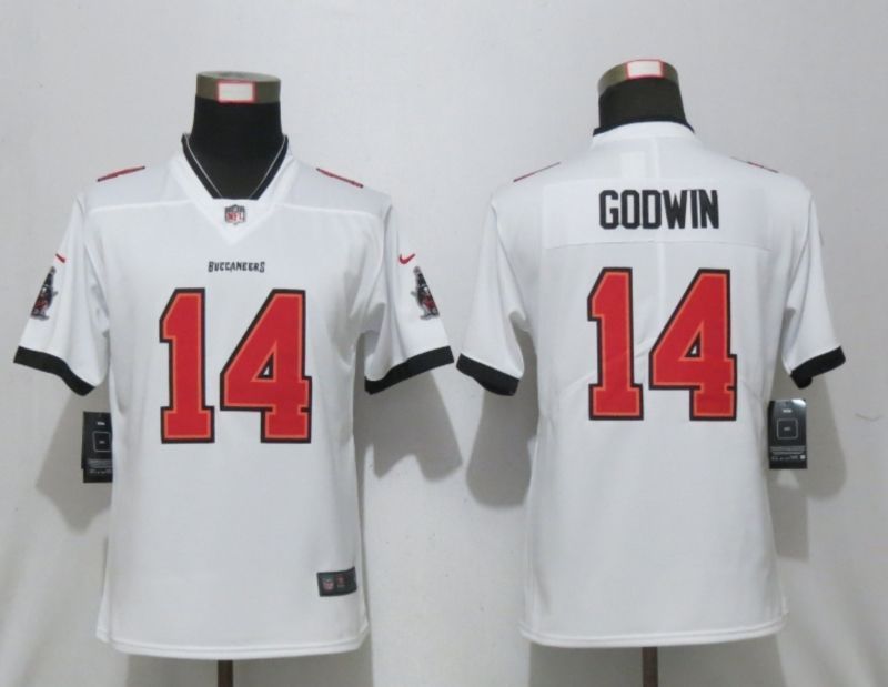 Tampa Bay Buccaneers Chris Godwin 14 Nfl 2020 White Jersey